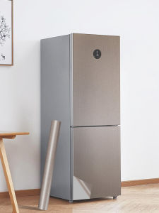 สติกเกอร์ติดประตูตู้เย็นแบบเคลือบอะลูมิเนียม เคลือบสแตนเลส ตกแต่งด้วยสีสันสดใส ป้องกันน้ำมันและน้ำ ป้องกันความชื้น