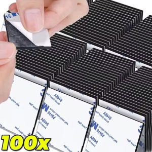 เทปโฟมกาวสองหน้า100ชิ้นความหนืดสูงแผ่นโฟมติดเองงานฝีมือศิลปะแบบทำมือสติกเกอร์สำหรับจัดแสดง