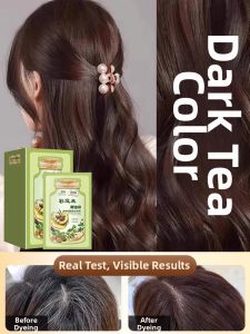 CHUZHONG | Natural Hair Dye Cover White Hair Non-Stick Scalp Hair Dye Cream