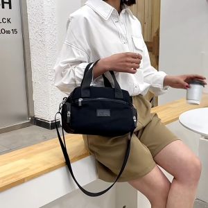 Large-capacity Waterproof Sling Bag Crossbody Bag Fashionable Handbag Nylon Women Bag