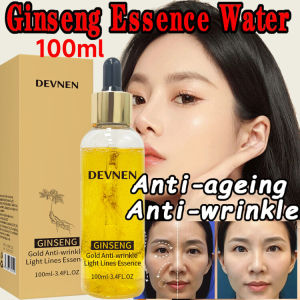 Serum Essens Kulit Gingseng Niacinamide Anti-Wrinkle Essence 100ml Wajah Kulit Wajah Glowing Soothing Anti Serum Collagen