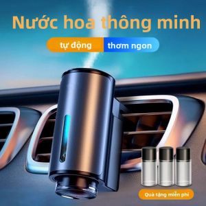 Máy Khuếch Tán Hương Thơm Tự Động Thông Minh Làm Mới Không Khí Ô Tô Máy Tạo Độ Ẩm Tinh Dầu Máy Khuếch Tán Hương Liệu Máy Khuếch Tán Mùi Hương Trên Cửa Gió Điều Hòa