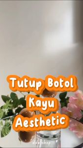 Tutup Botol Parfum Kayu Bottle Cap Penutup Parfume Wood Semi Press 30ml 50ml 100ml