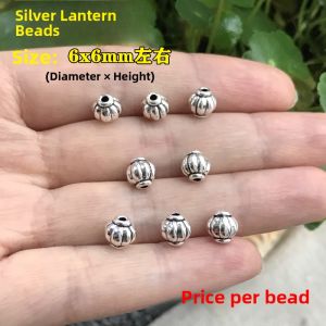 Tibetan Silver Lotus Seat Buddha Beads Bracelet Alloy Ethnic Style Jewelry Accessories Flower Support Pendant Drop Earrings