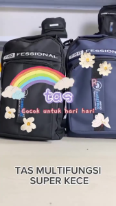 WAISTBAG ELEMENT-Tas Selempang Pria ( Bisa Ransel)