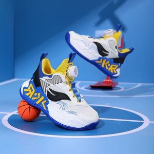 Breathable Mesh Basketball Shoes for Boys Anti-Slip Durable Sports Sneakers High Low Or mid Top EVA Outsole Four Season Wear