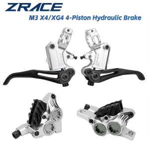 ZRACE M3 X4 / XG4 Bike Hydraulic Brake for MTB XC / Trail / AM / DH / DJ Full CNC LightweightOil Pressure Disc Brake Set