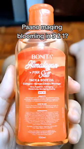 BUY 1 TAKE 1 HIMALAYAN PINK SALT + BONITA SUNFLOWER COLLAGEN Face & Body Oil 100ML