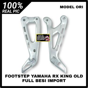 FOOTSTEP FUSTEP BOSTEP POSTEB PIJAKAN KAKI BELAKANG YAMAHA RX KING OLD RX KING LAMA FULL BESI TEBEL IMPORT