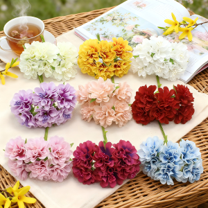 18 Cái Hoa Cẩm Chướng Nhân Tạo Bó Hoa Cúc Hoa Cho Tiệc Cưới Giáng Sinh Nhà Làm Thủ Công Vòng Hoa Trang Trí Sổ Lưu Niệm Thủ Công Thực Vật Giả