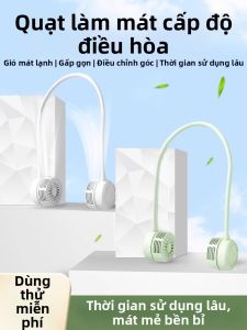 Quạt Mini Cầm Tay Cổng Gió Mát Mùa Hè Quạt Cổ Cầm Tay Di Động Siêu Bền Quạt Mát Cổ Cầm Tay Quạt Mini Cầm Tay