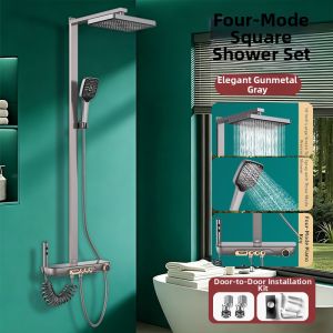 CHUANGXINZHE | Full Copper Pressure-Regulating Thermostatic Shower Set
