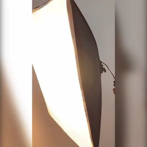 Studio Softbox Lamp Light 50x70cm Professional Light 3Color Adjustable with Arm Crossbar Photography Shooting Live Video