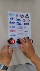 Stempel Flash Otomatis: Kotak, Oval & Bulat