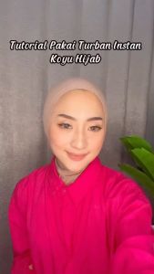 Koyu Hijab Turban Instant / Pasmina Instant Ceruti Turban