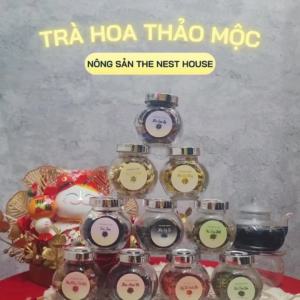Trà hoa thảo mộc sấy lạnh -11 loại dược liệu quý hũ 180ml The Nest House