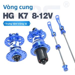 Moay-ơ Xe Đạp ARC MT039 MTB 6 Chấu 6 Bạc Đạn Hợp Kim Nhôm Phanh Đĩa Trước 9x100 Sau 10x135 Cho Líp 8 9 10 11 12 Tốc Độ