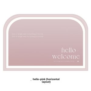 Non-slip PVC Easy-clean Wash-free Door Mat