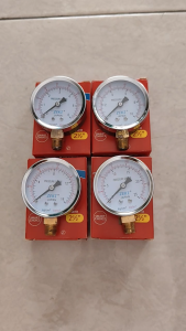 Japan Pressure Gauge 6 10 16 25BAR Menometer Boiler Setrika Uap / Alat Ukur Tekanan Angin Body Besi