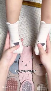 Vớ chống trượt ngã tập đi cho bé Mr.socks tất trẻ em có đệm silicon giảm ma sát chống trơn trượt khi tập đi - YIQ-BC001
