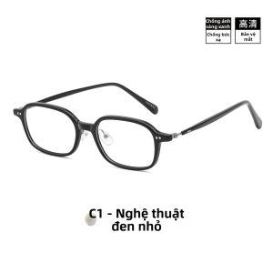 GUANGYE | Kính Mát Chống Ánh Sáng Xanh Retro Tortoise Hình Vuông