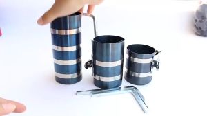 SHEFFIELD Piston Ring Compressor (3" / 4") Car Auto Engine Cylinder Installer Overhaul Band Ratchet Tool