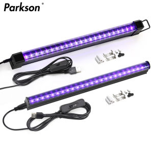LED Black Light T5 T8 USB UV Light Blacklight Bar 395nm 400nm เรืองแสงปาร์ตี้ดิสโก้ Ultravilet โคมไฟ T5 หลอด UV Strip ไฟ