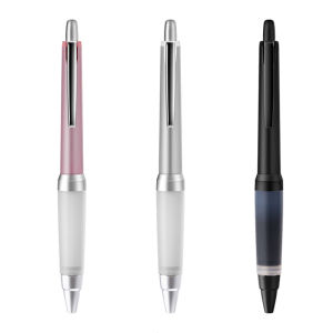 Uni Mitsubishi Pencil | Bút Trung Tính Thiết Kế Samurai Màu Đen Chống Mệt Mỏi Thân Kim Loại