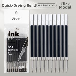 Quick Drying Press-Type Refill Pen Ink Cartridges 0.5mm