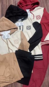 One Set Jaket & Celana Wanita Import - Nyaman & Modis Fit Hingga LD 125 cm