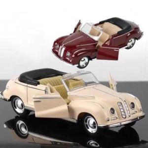 Mainan Diecast Mobil 1:32 Classic Vintage Retro Car Alloy Pajangan Miniatur Diecast Mobil Jadul