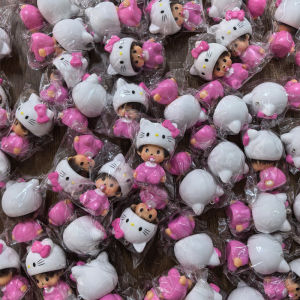 Sanrio | New2026 Action Anime Figure Monchhichi Keychain Hello Kitty Toy Keyring Cute Kitty Keychains for Bags Childrens Day Gift 몬치치 키링