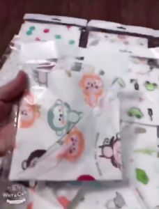 Khăn Tam Giác Quàng Cổ Cho Bé Khăn Có Cúc Bấm Chất Liệu COTTON Cho Bé Yêu Mã PK-002