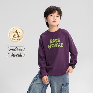 zosee | Children Pure Cotton Long-sleeve T-shirt Class A