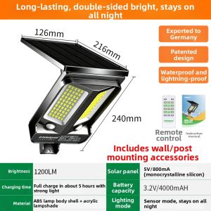 intelamp | Human Body Sensing Solar Outdoor Lighting