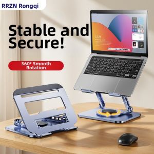 RQZN | Suspension Cooling Adjustable Foldable Desktop Elevator Notebook Stand
