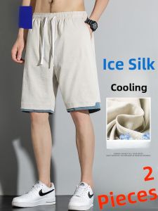 ROMON | Quick-Dry Ice Silk Sport Shorts
