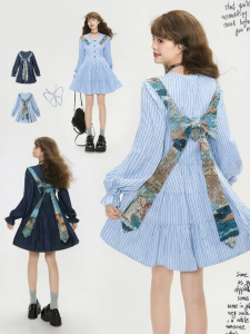 KEIKO | Sweet and Fluffy Bow Ribbon Shirt Dress