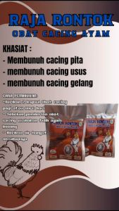 RAJA RONTOK 6 kapsul - Obat cacing ayam