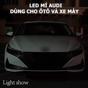 Bộ 2 Dây LED Mí Xi Nhan Audi Cho Xe Máy Ô Tô – Chống Nước Siêu Sáng Độ Bền Cao