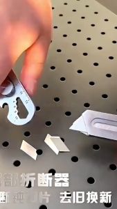 [PROMO] Pisau Cutter Stainless Besi 9in1 Cutter Stainless Pemotong Kertas Tajam Anti Karat Serbaguna bisa cod