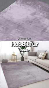 Hobbit Fur by ALICE Karpet Bulu Busa Empuk 140X200 Mauve