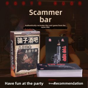 Casino Themed Party Game Cards