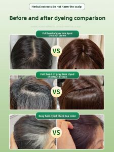 QIAOCHONG | Natural and Non-Irritating Hair Dye for Women 100% Plant-based