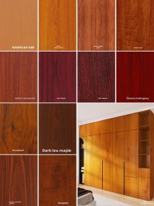 KEERMAN | Thick Walnut Wood Texture Furniture Door Sticker