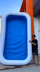 Kolam Renang Anak dan Bayi jumbo Tiup Karet Besar Family Inflatable Swimming Pool Luar Ruangan