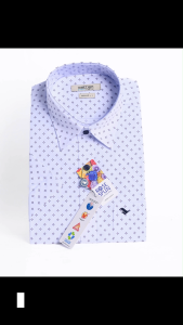 Áo sơ mi Việt Tiến tay ngắn lai ngang (S-XL)