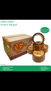 Lakban Bening Lakban Coklat Lakban Fragile 45 mm x 100 Yard (Isi 6 Pcs-NGC)