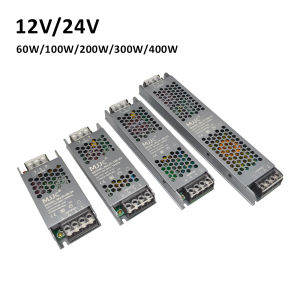 12V 24V LED Lighting Transformer LED Driver Power Supply 60W 100W 200W 300W 400W 220V to 12 24 Volt Driver for Led Strip Light