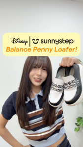 Sunnystep - Balance Penny Loafer Disney Collection - Fog Full Black Lotus Amber Nude Pearl - Most Comfortable Walking Shoes